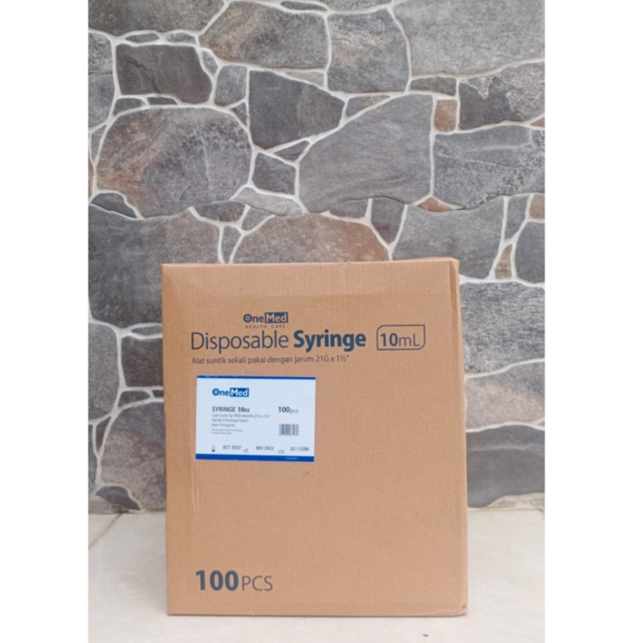 Per Box Onemed 10ml Disposable Syringe 10 ml Spuit Onemed 10cc Onemed 10 cc Disposable Syringe 10cc 
