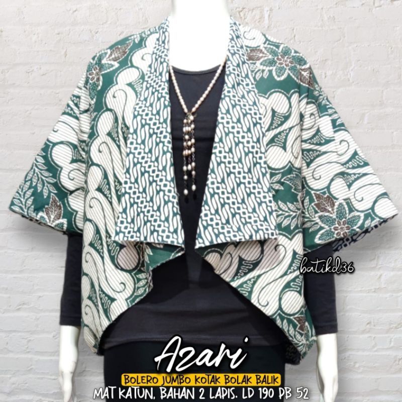 Grosir Bolero batik wanita jumbo murah tebal motif Bolak balik parang kawung kekinian 2 outer wanita remaja cewek cewe lucu keren murah blazer rompi cardigan vest kakak adik ibu mama muda katun halus keren kasual seragam kembaran super oversize xxxxxl