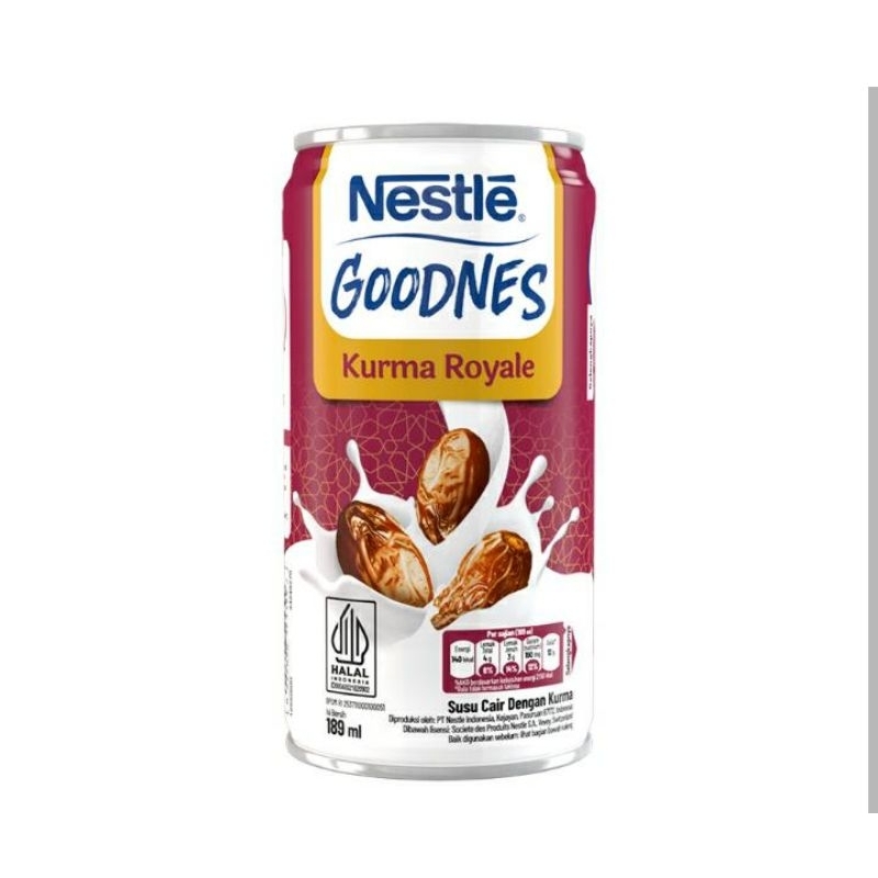 

Nestle Goodnes Kurma Royale Susu Cair dengan Kurma 189 ml