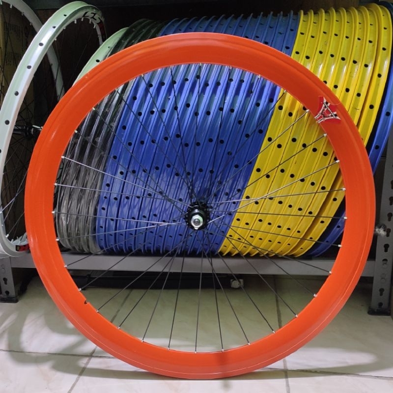 wheelset 5cm - velg 5cm - velg fixie 5cm - velg sepeda fixie 5cm - wheelset fixie 5cm - velg 700c le