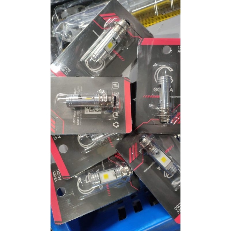 Bholam Lampu Depan H6 LED 2 sisi  AC DC 12V-80V Matic dan Bebek