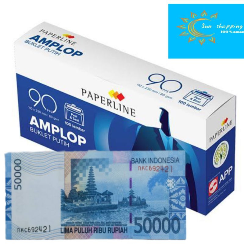 

AMPLOP PAPERLINE ISI BIRU 50K