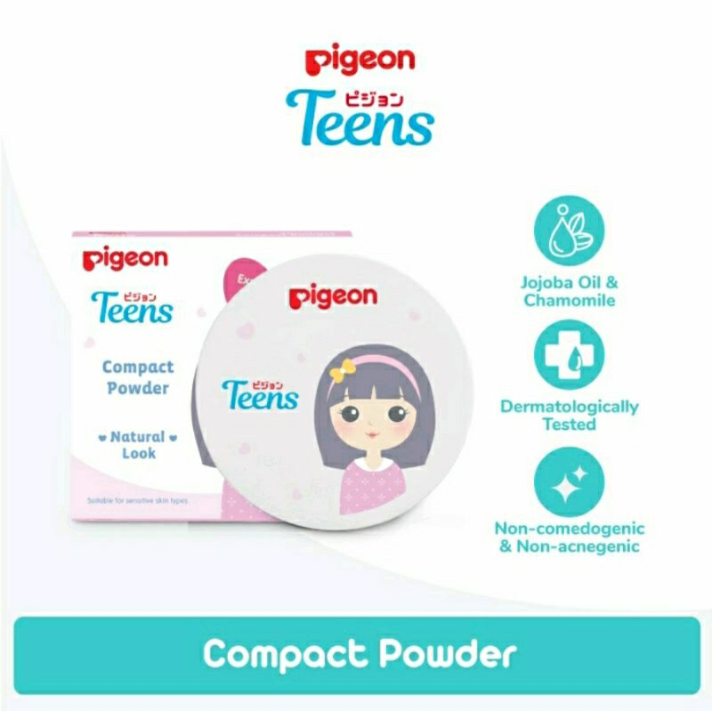 Pigeon Teen Compact Powder Squalane 14g | Refill Compact Powder Squalane 14g