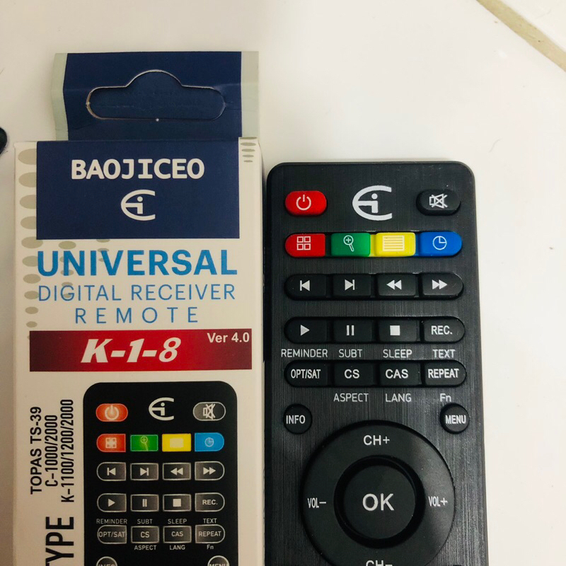 Remot remote KVISION C1000/C2000/K-1100/1200/2000/TOPAS/KVISION BROMO PARABOLA/RECEIVER MULTI/Universal