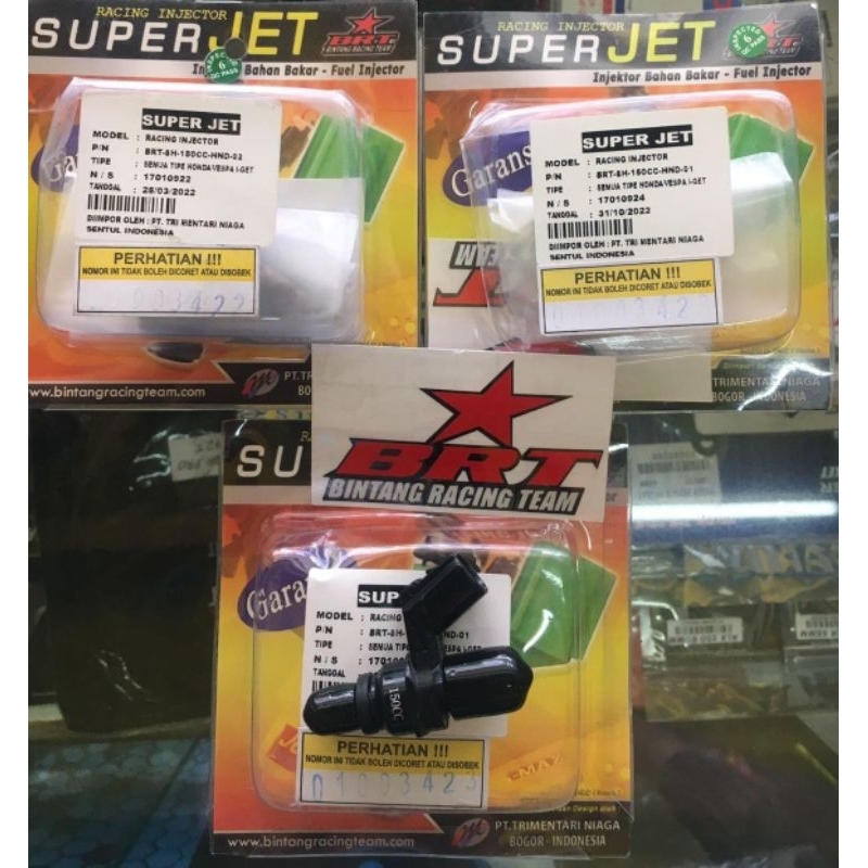 [READY] BRT INJEKTOR HONDA 3 LUBANG 4 HOLE 3H 150cc 180cc 4H 200cc 250cc original 100% injector inje