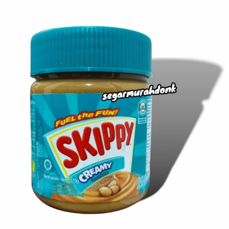 

SKIPPY CREAMY PEANUT BUTTER 170 gram selai kacang