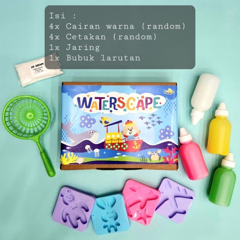 [PACOPA] Mainan Edukasi Waterscape Mainan Jelly Ajaib DIY