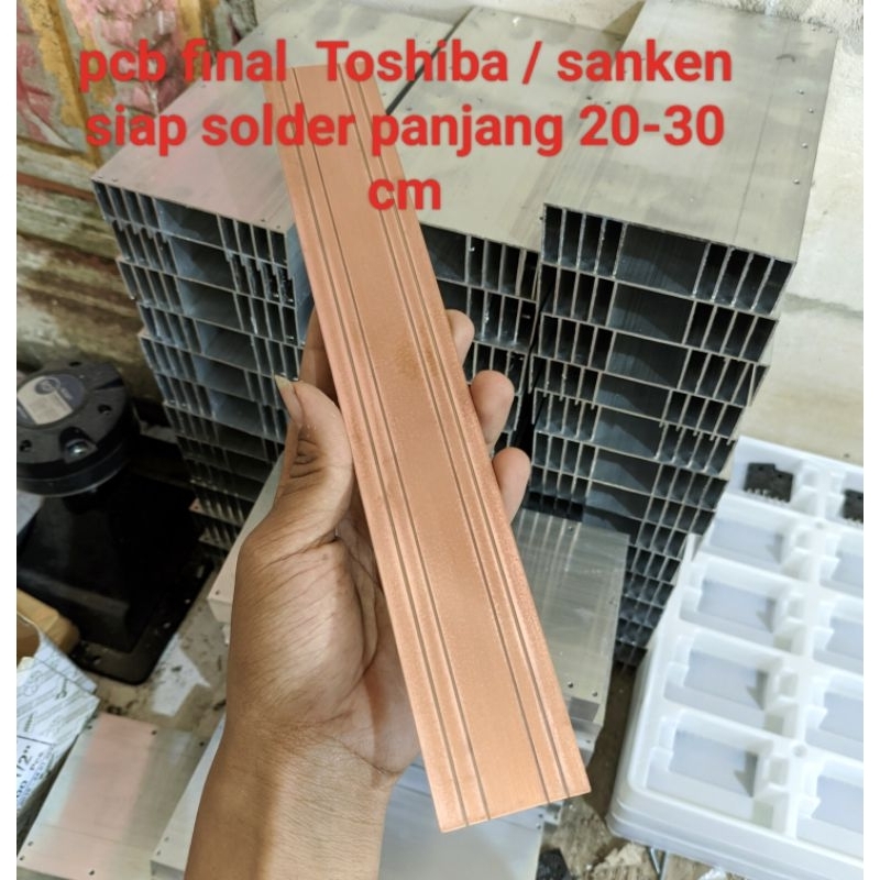 pcb final Toshiba atau sanken siap solder 20-30 cm