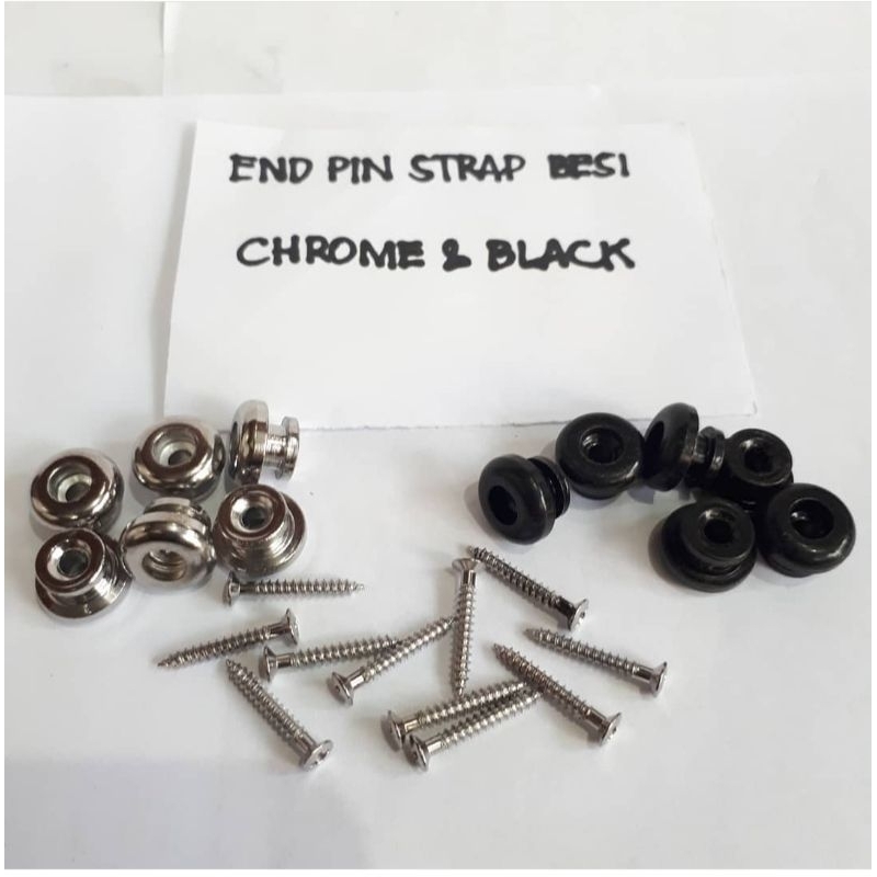 end pin strap besi/pin sabuk gitar