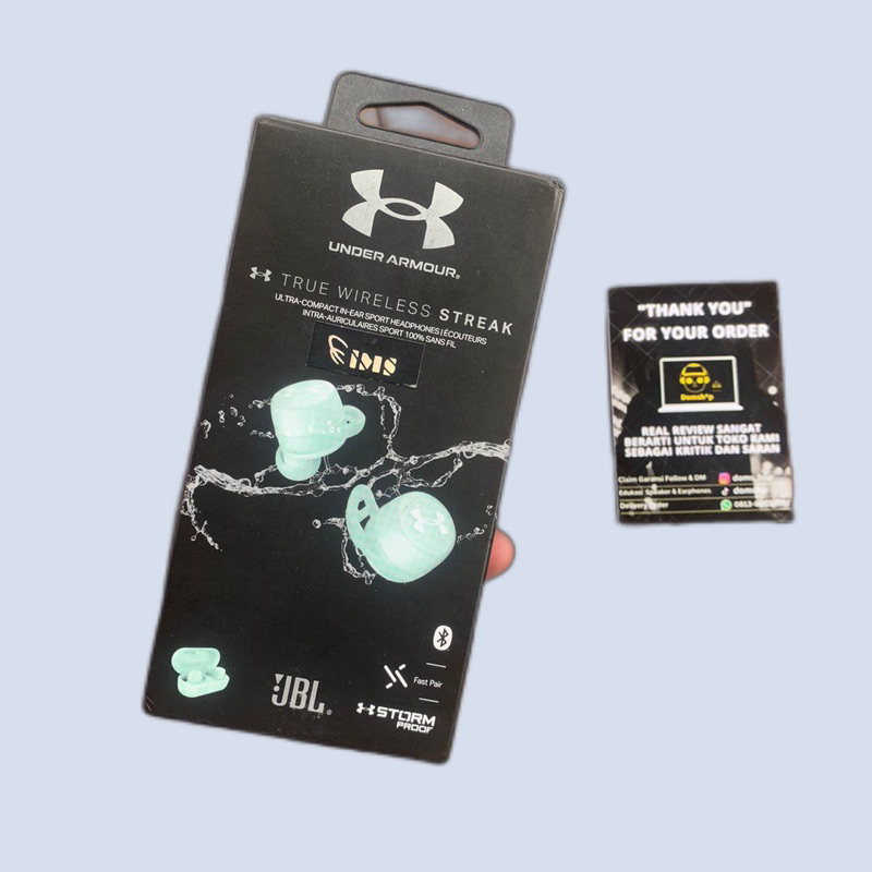 JBL Under Armour Streak Wireless Earbuds TWS Wireless TerbaikTerbagus BNIB NEW
