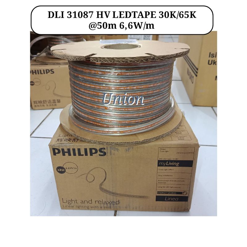 LED Strip PHILIPS DLI 31087 HV LEDTAPE 3000K/6500K 6.6W 1 ROL 50m