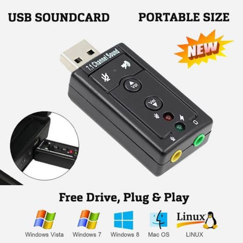 Soundcard USB Channel 7.1 & Soundcard USB mini 7.1 Channel