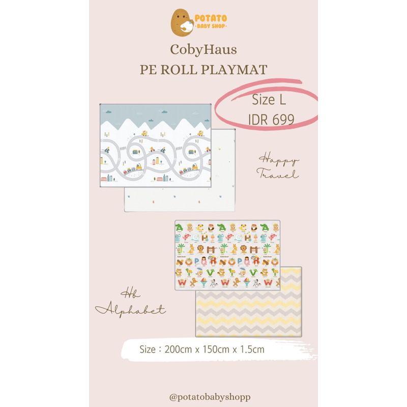 Cobyhaus - PE Pure Living Playmat Coby Haus Karpet Gulung