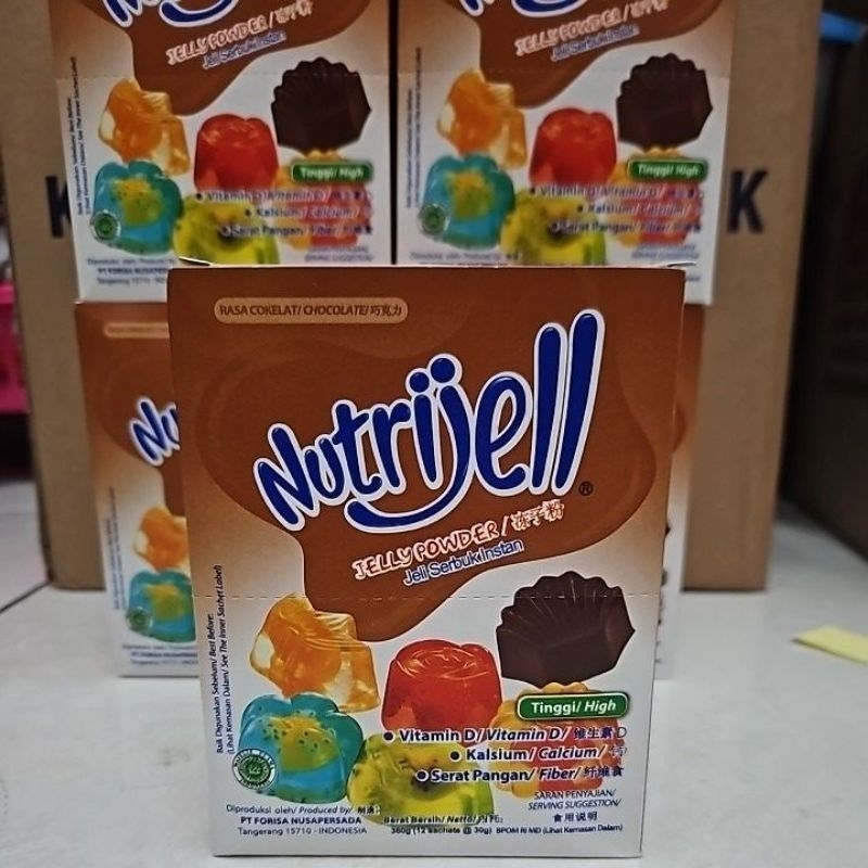 

NUTRIJELL COKLAT reguler 1box (isi 12 x 30gram)