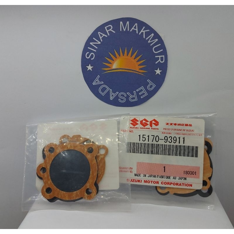 15170-93911 DIAPHRAGM SET FUEL PUMP/MEMBRAN POMPA MINYAK MESIN TEMPEL SUZUKI 15PK 2 TAK