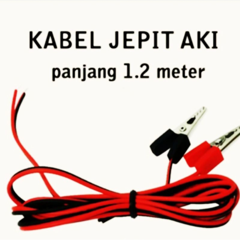 KABEL JAPIT AKI KECIL PANJANG 1.2 METER