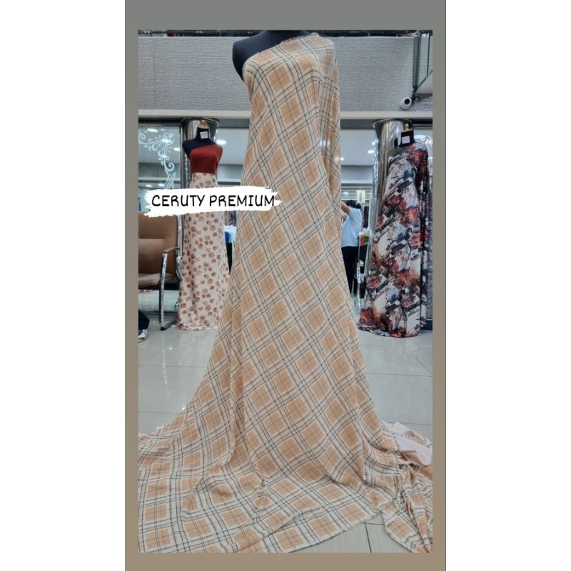 Ceruty Babydoll Motif sifon ceruti Premium