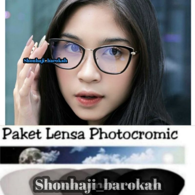 0GROSIR TERMURAH KACAMATA MINUS WANITA ANTIRADIASI PHOTOCROMIC KACAMATA WANITA 95290 KACAMATA FEMINI
