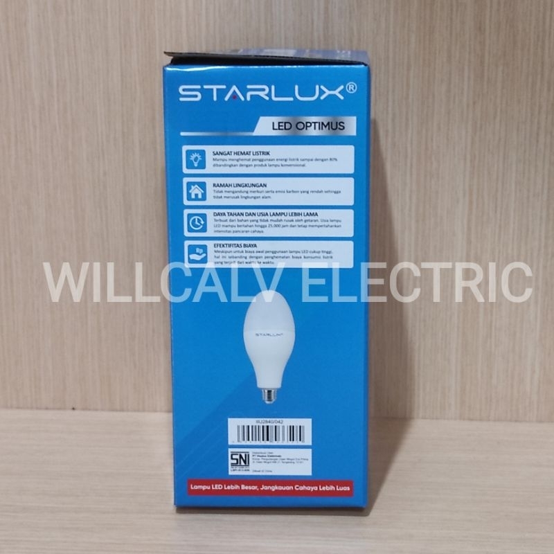 Lampu led mercury STARLUX 50W Optimus Super terang / Lampu led Starlux 50W Optimus Super terang