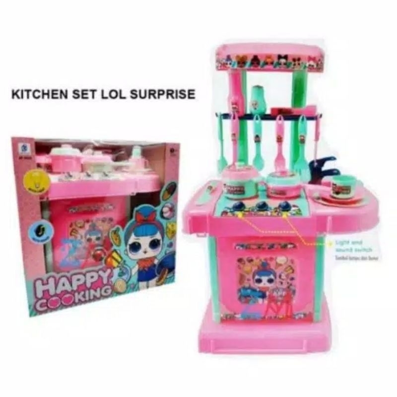 MAINAN MASAK MASAKAN KITCHEN SET TINGGI / KITCHEN SET ADA KOMPOR