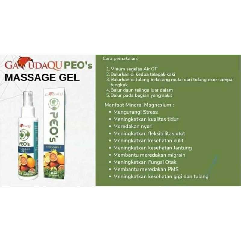 Garudaqu Peo's Lotion Solusi Pereda Nyeri &amp; Asam Urat Aman BPOM