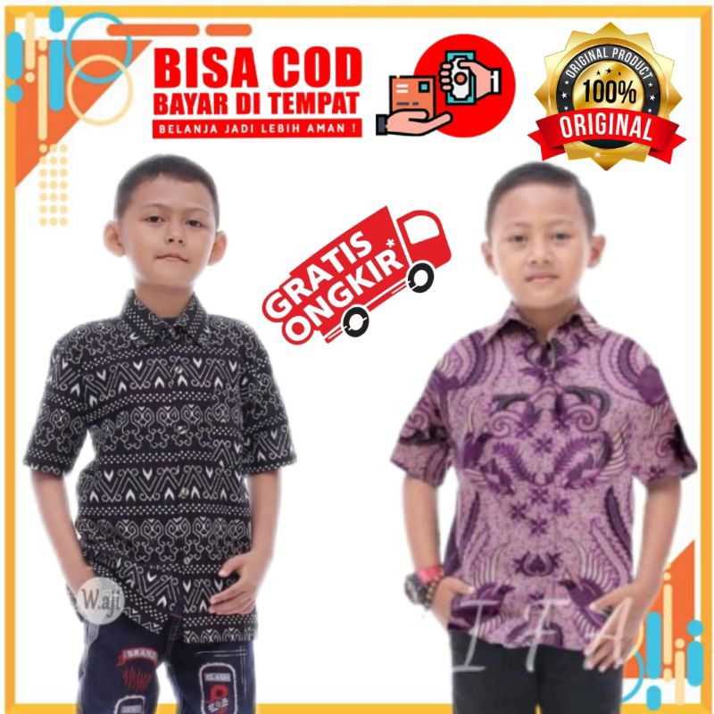 Batik anak laki-laki 2-12thn