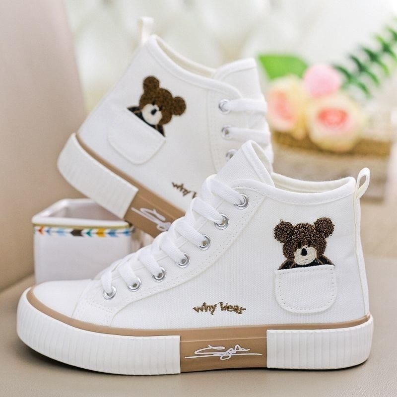 sepatu spatu anak remaja dewasa abg viral ala korea / sepatu perempuan cewek  warna putih / sepatu a