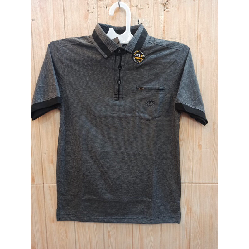 Baju kaos krah kerah lengan tangan pendek pria laki cowo high quality kaos polo halus kantong saku m