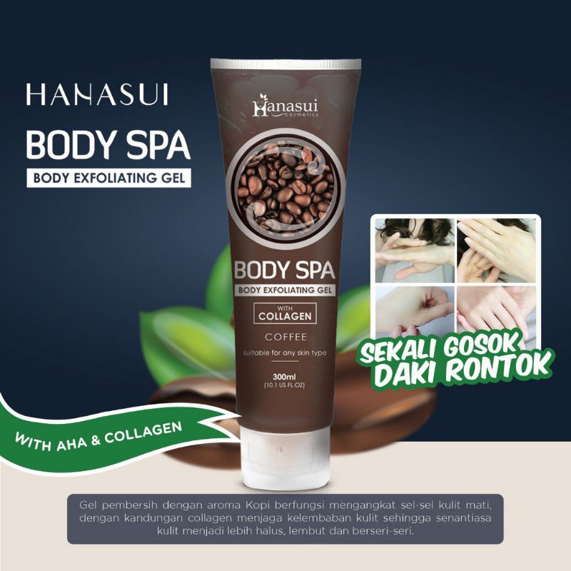 Hanasui Body Spa Exfoliating Gel Coffe 130ml