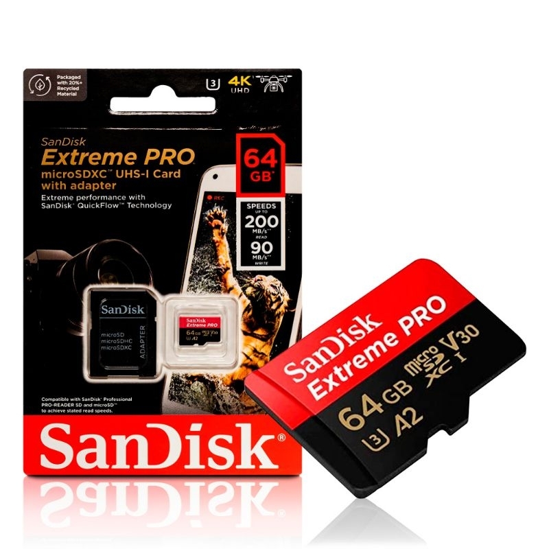 Micro SD Sandisk 64GB extreme pro ORI