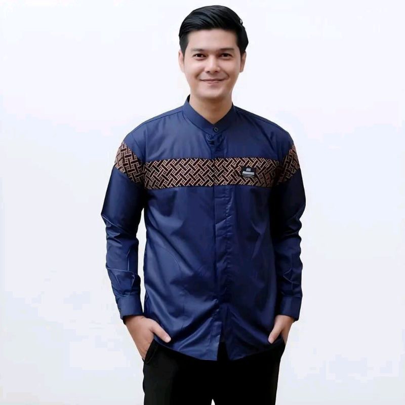 [BISA COD] baju koko pria dewasa/baju koko pria lengan panjang best seller