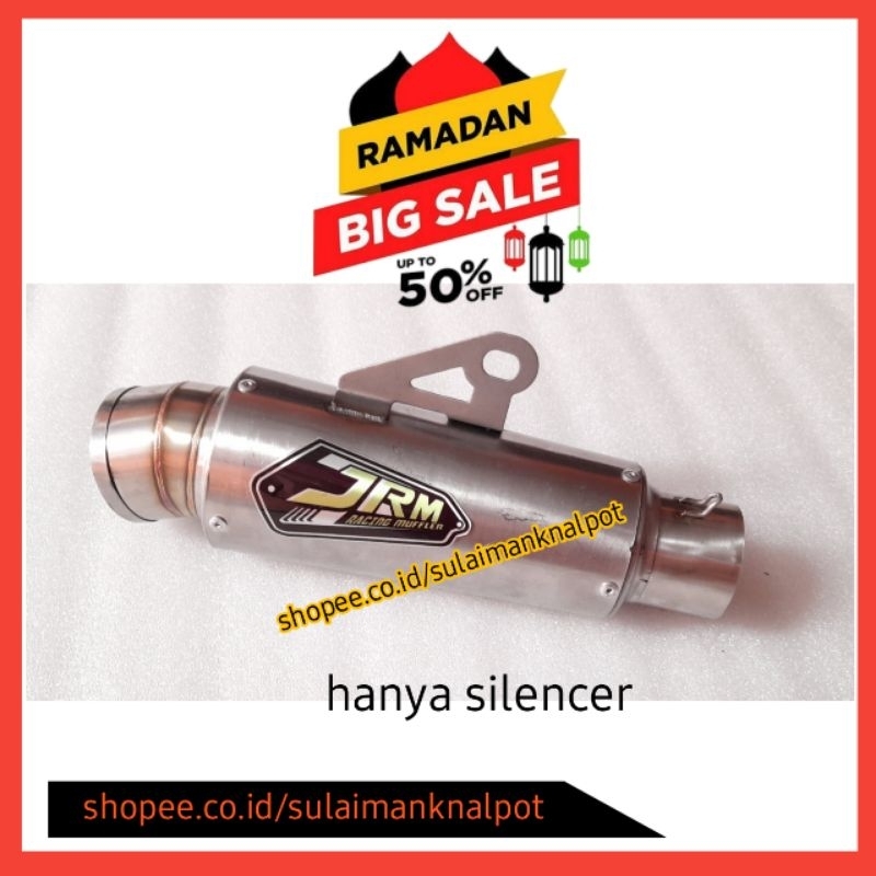 silencer knalpot racing JRM full stainless
