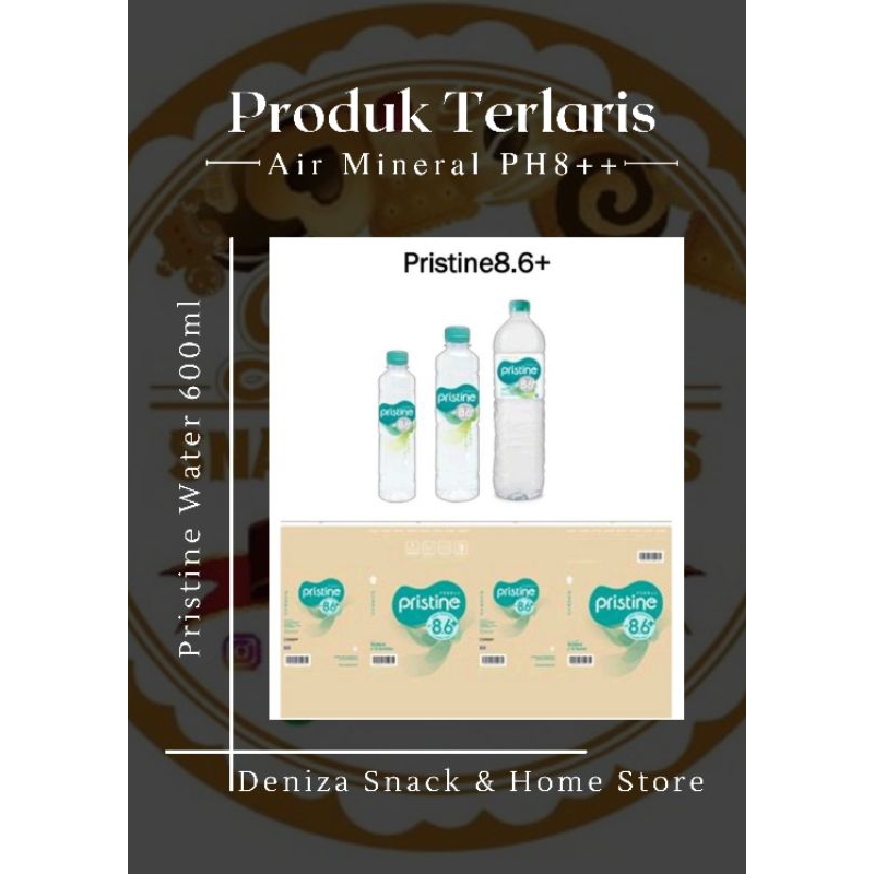 Pristine Water 600 ML x 24 Botol (1 dus)