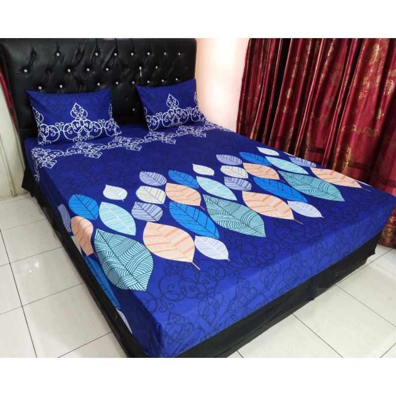 SPREI 180X200 AESTHETIC SEPRAI KING SIZE KOTAK HITAM HOMEMADE MOTIF KEKINIAN KARAKTER CANTIK BUNGA BLACK BOXY VIRAL MURAH BERKWALITAS