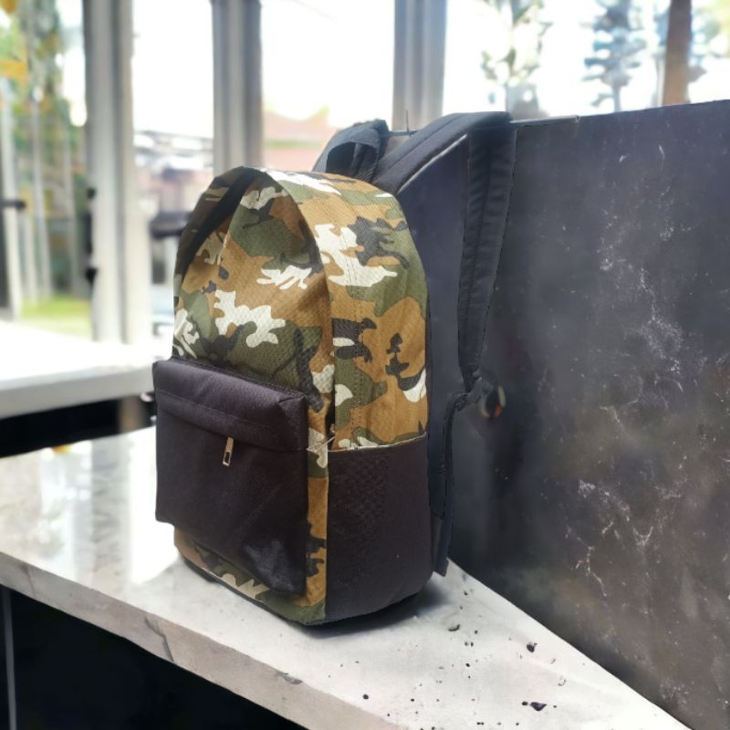 Ransel Loreng Army Tas Sekolah Anak Sd laki Laki Tas Punggung-Gendong-Backpack