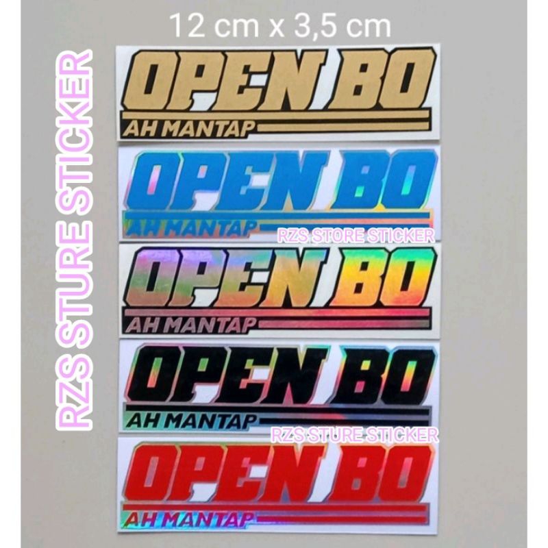 STIKER CUTTING OPEN BO