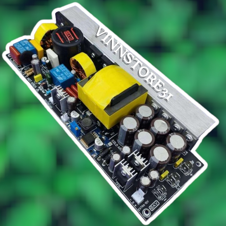 SMPS 20A 24V - 90V CT for AUDIO [ 20 AMPERE VOLT , OCP + softstart + BIAS ADJUSTABLE ]