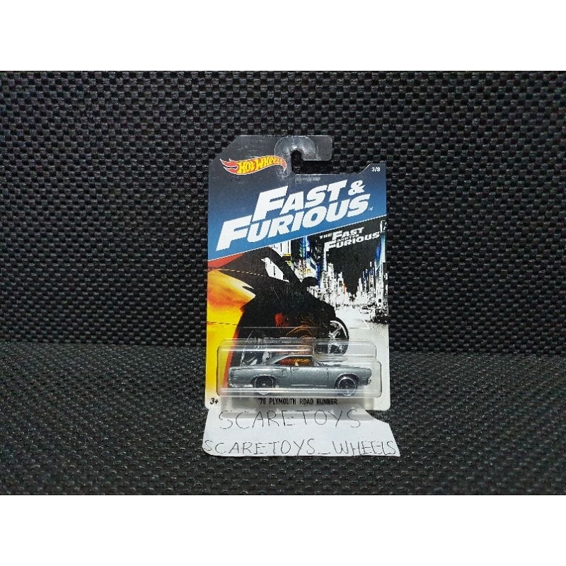 hot wheels fast furious 70 plymouth road runner fast and the furious