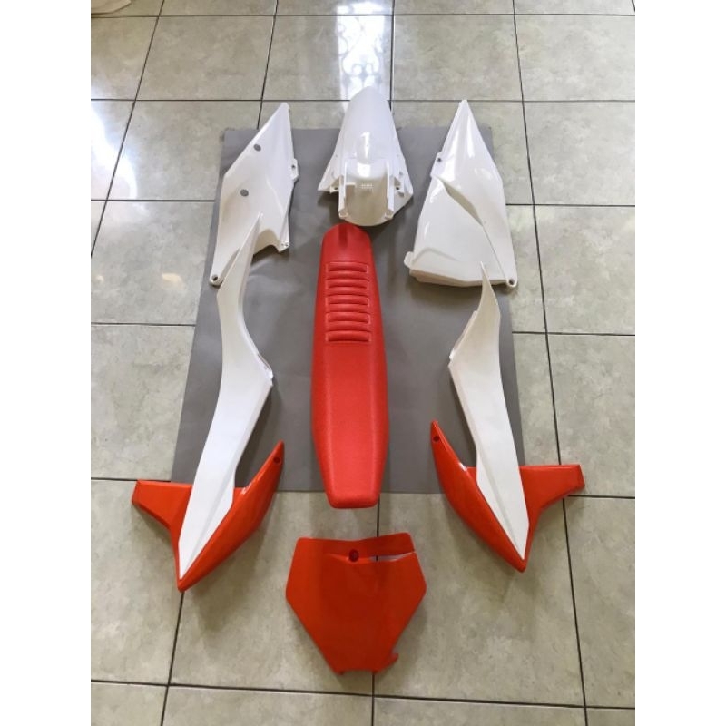 Body set Cover Body IMPOR KTM 250 EXC EXCF 2016 2017 2018 2019 Tangki Enduro Fiber Jok Lokal