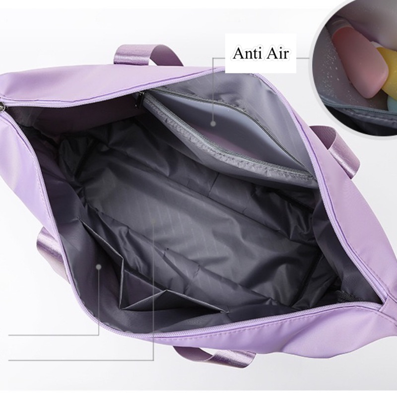 TI 3155 - TAS TRAVEL ANTI AIR BISA GANTUNG DI KOPER TRAVEL BAG DUFFEL GYM BAG TAS FITNESS TAS MUDIK- C1