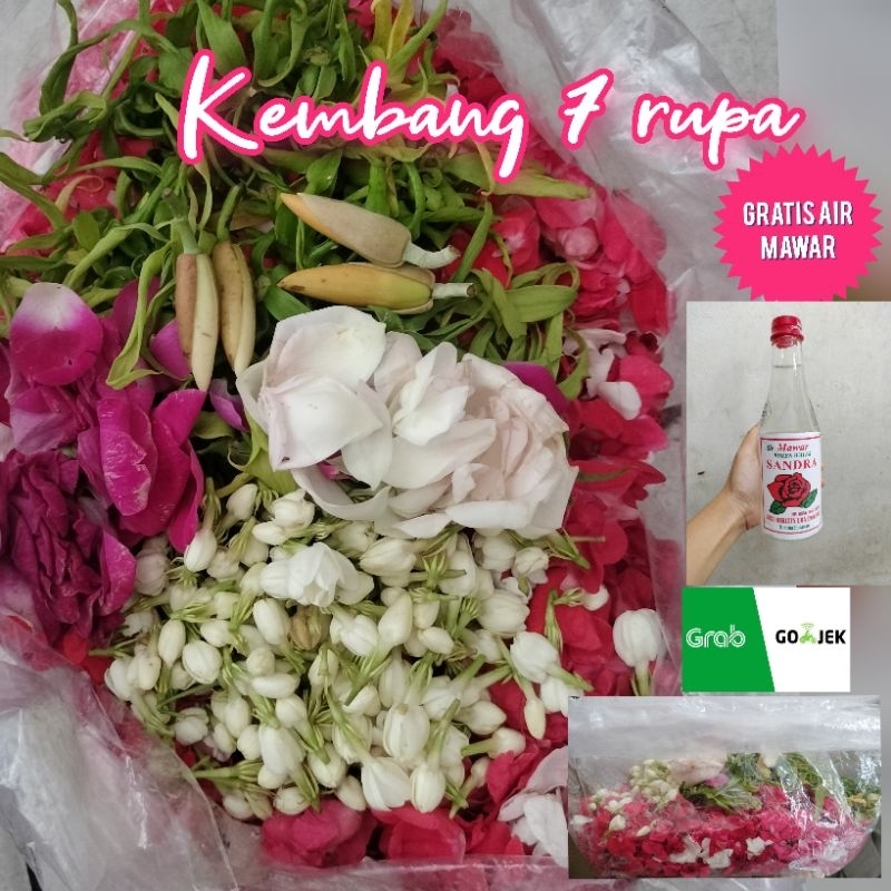 kembang 7 rupa segar bunga 7 rupa 1 kantong