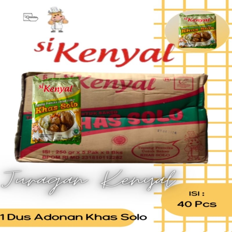 

Si Kenyal Tepung Adonan Bakso Premiks Khas Solo 250 gram