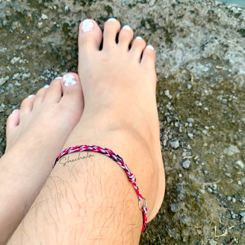 VERA ANKLET / GELANG KAKI TALI AESTHETIC / GELANG KAKI TALI KEPANG