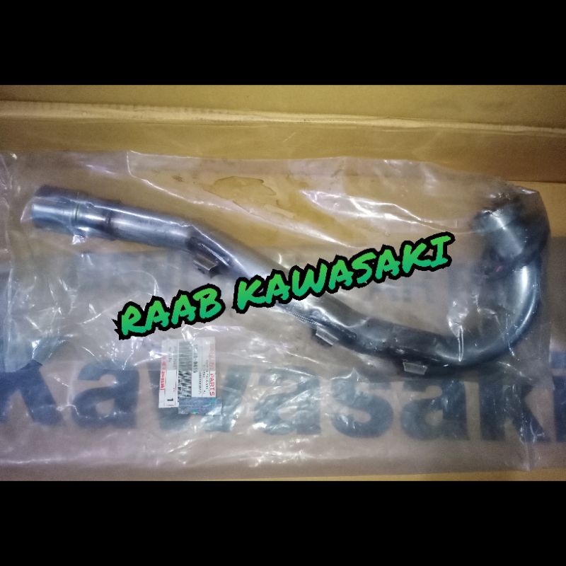 leher knalpot klx 250s original kawasaki