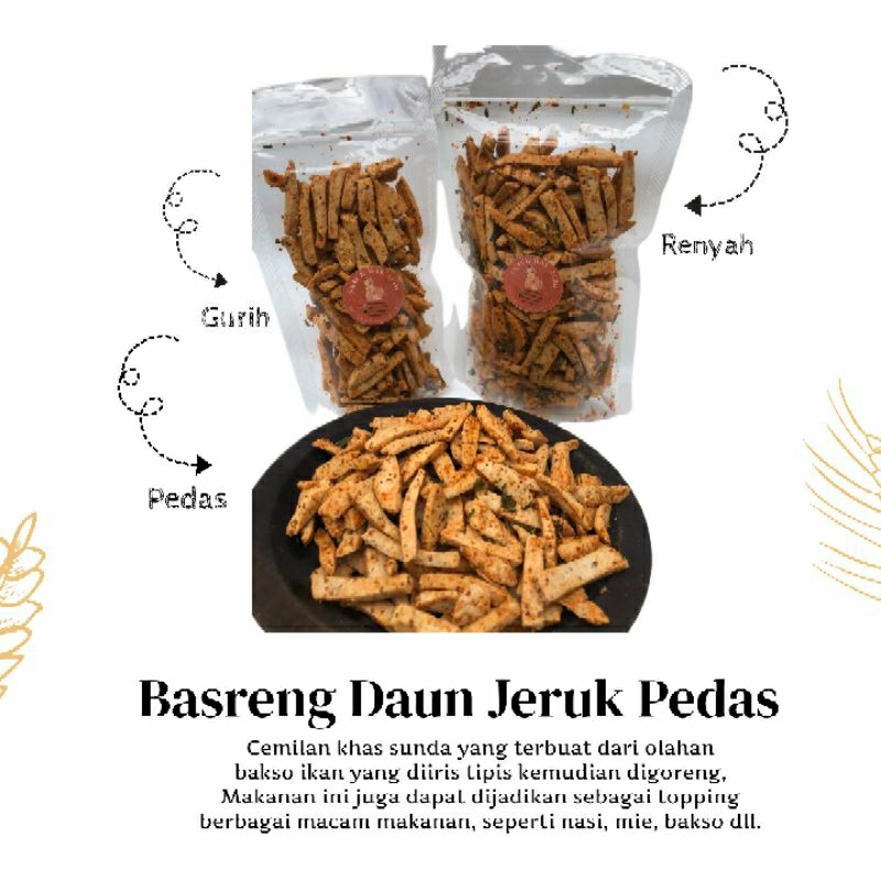 

BASRENG PEDAS DAUN JERUK VIRAL 100 GRAM 200 GRAM