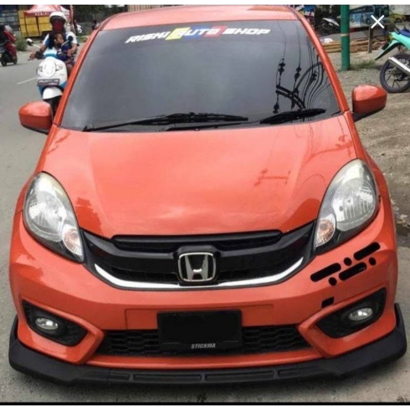 Lips bumper depan honda brio 2016-2022