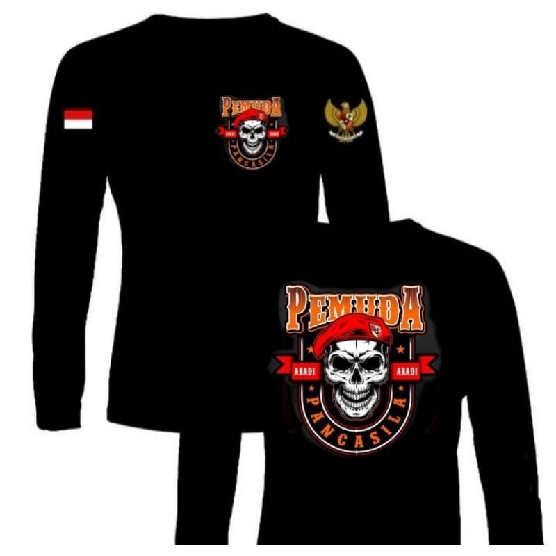 KAOS PP ABADI LENGAN PANJANG PEMUDA PANCASILA NEW TENGKORAK