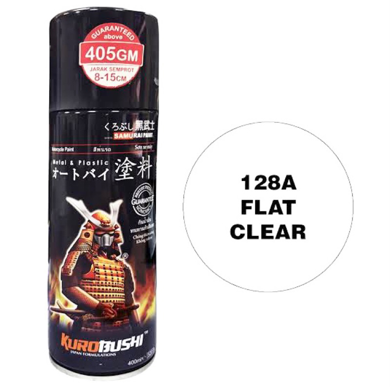 CAT SEMPROT KLIR DOFF FLAT CLEAR 128A SAMURAI PAINT 400ML