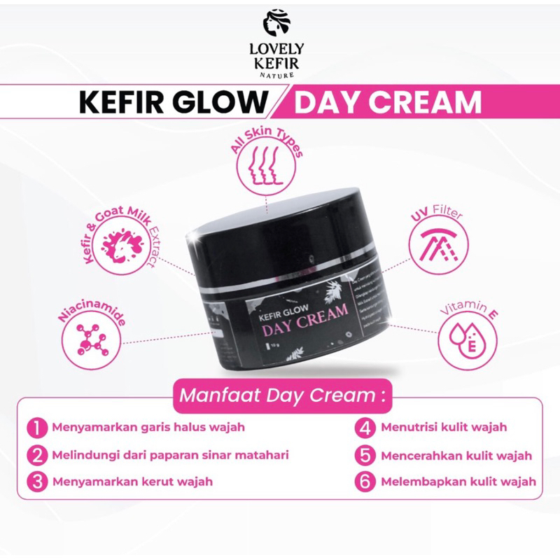 PREMIUM KEFIR GLOW DAY CREAM LOVELY KEFIR NATURE