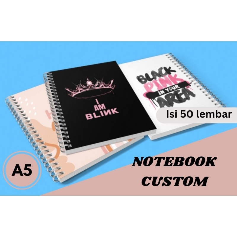

CUSTOM NOTE BOOK A5 | BUKU AGENDA | BUKU CATATAN | BUKU SPIRAL | SEMINAR